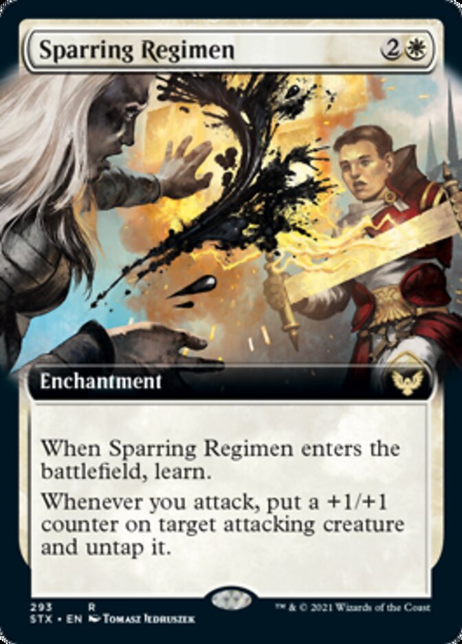 Sparring Regimen (Extended) [Strixhaven: School of Mages] | Amazing Games TCG