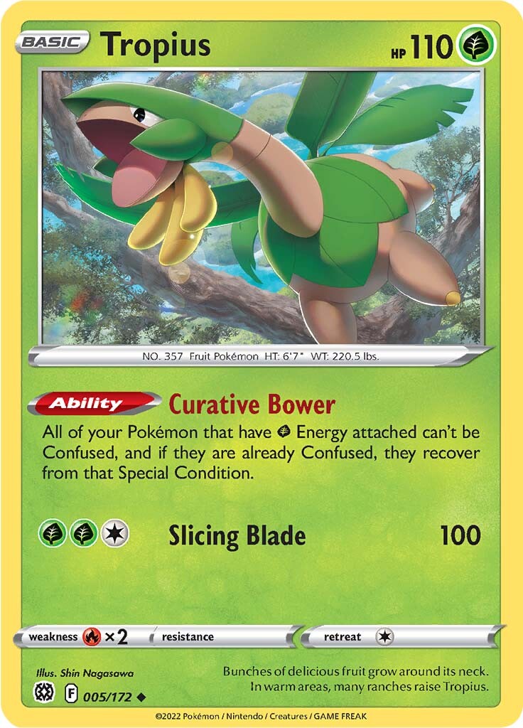 Tropius (005/172) [Sword & Shield: Brilliant Stars] | Amazing Games TCG