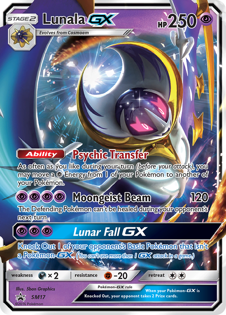 Lunala GX (SM17) [Sun & Moon: Black Star Promos] | Amazing Games TCG