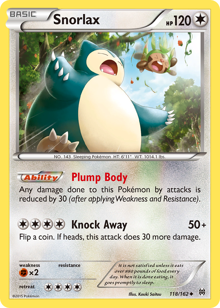 Snorlax (118/162) [XY: BREAKthrough] | Amazing Games TCG