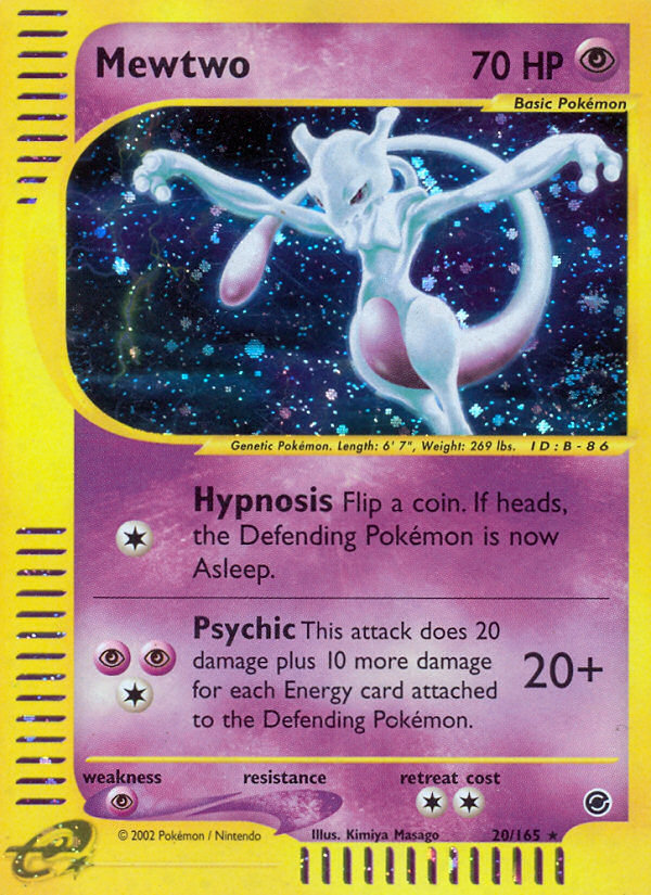 Mewtwo (20/165) [Expedition: Base Set] | Amazing Games TCG