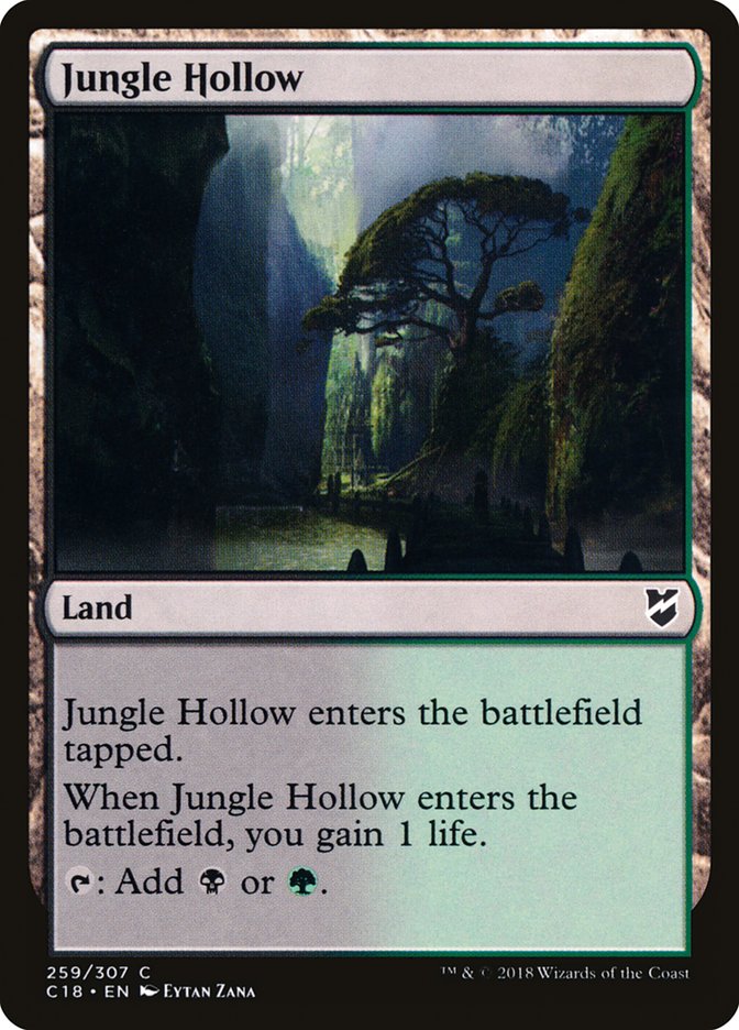 Jungle Hollow [Commander 2018] | Amazing Games TCG