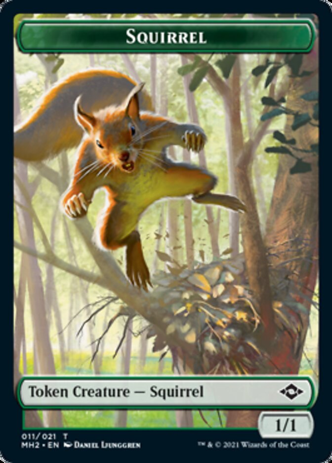 Squirrel Token [Modern Horizons 2 Tokens] | Amazing Games TCG