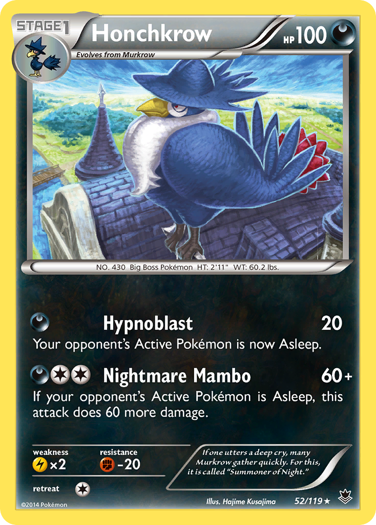 Honchkrow (52/119) [XY: Phantom Forces] | Amazing Games TCG