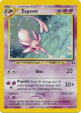 Espeon (1/75) [Neo Discovery Unlimited] | Amazing Games TCG