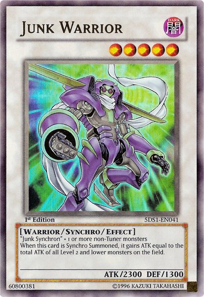 Junk Warrior [5DS1-EN041] Ultra Rare | Amazing Games TCG