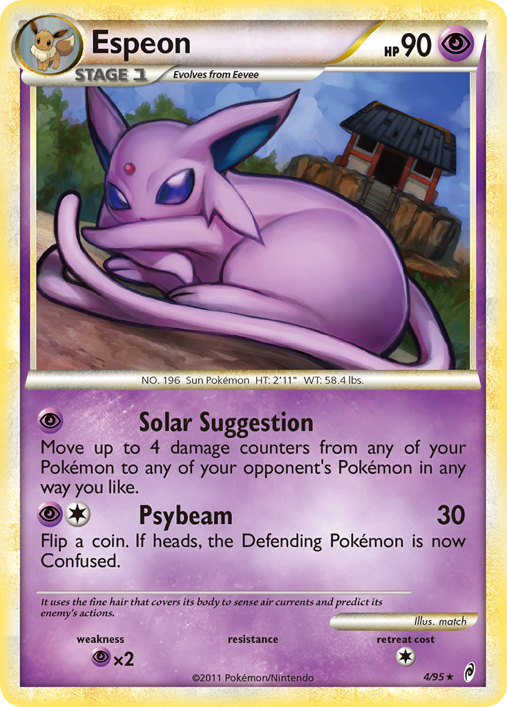 Espeon (4/95) [HeartGold & SoulSilver: Call of Legends] | Amazing Games TCG
