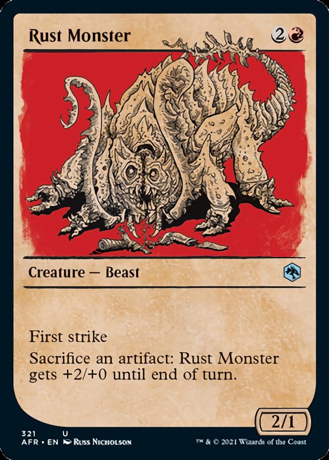 Rust Monster (Showcase) [Dungeons & Dragons: Adventures in the Forgotten Realms] | Amazing Games TCG