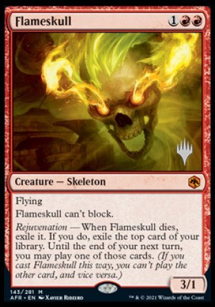 Flameskull (Promo Pack) [Dungeons & Dragons: Adventures in the Forgotten Realms Promos] | Amazing Games TCG