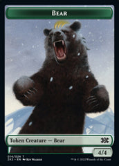 Bear // Monk Double-sided Token [Double Masters 2022 Tokens] | Amazing Games TCG