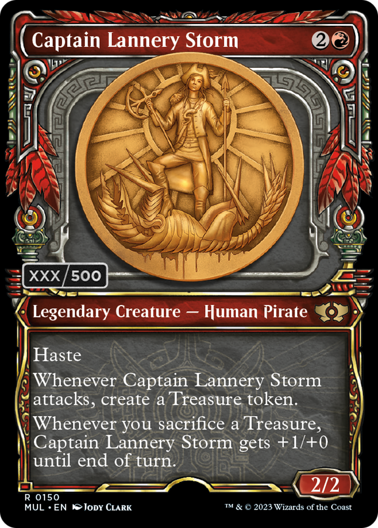 Captain Lannery Storm (Serialized) [Multiverse Legends] | Amazing Games TCG