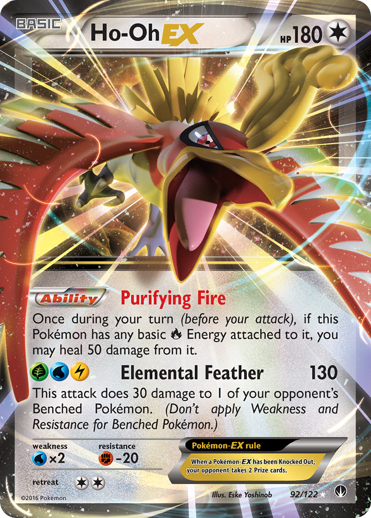 Ho-Oh EX (92/122) [XY: BREAKpoint] | Amazing Games TCG