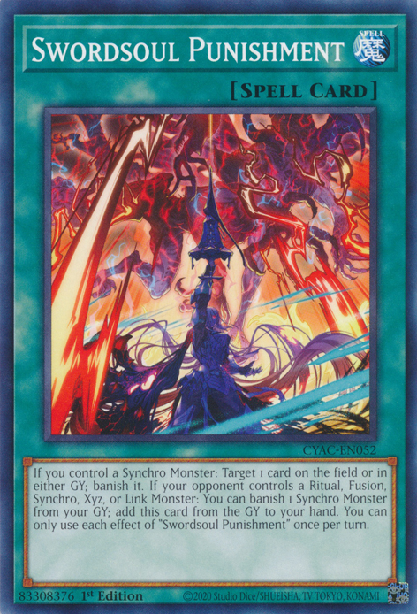 Swordsoul Punishment [CYAC-EN052] Common | Amazing Games TCG