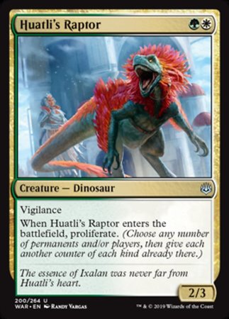 Huatli's Raptor [War of the Spark] | Amazing Games TCG