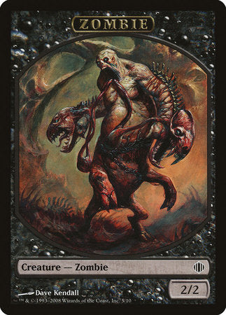 Zombie Token [Shards of Alara Tokens] | Amazing Games TCG