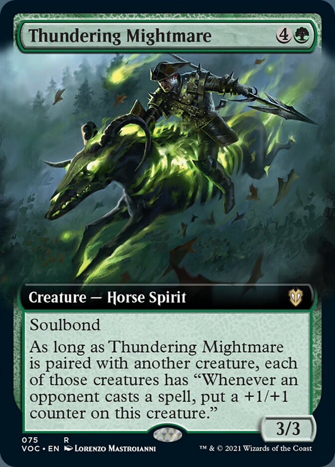 Thundering Mightmare (Extended) [Innistrad: Crimson Vow Commander] | Amazing Games TCG