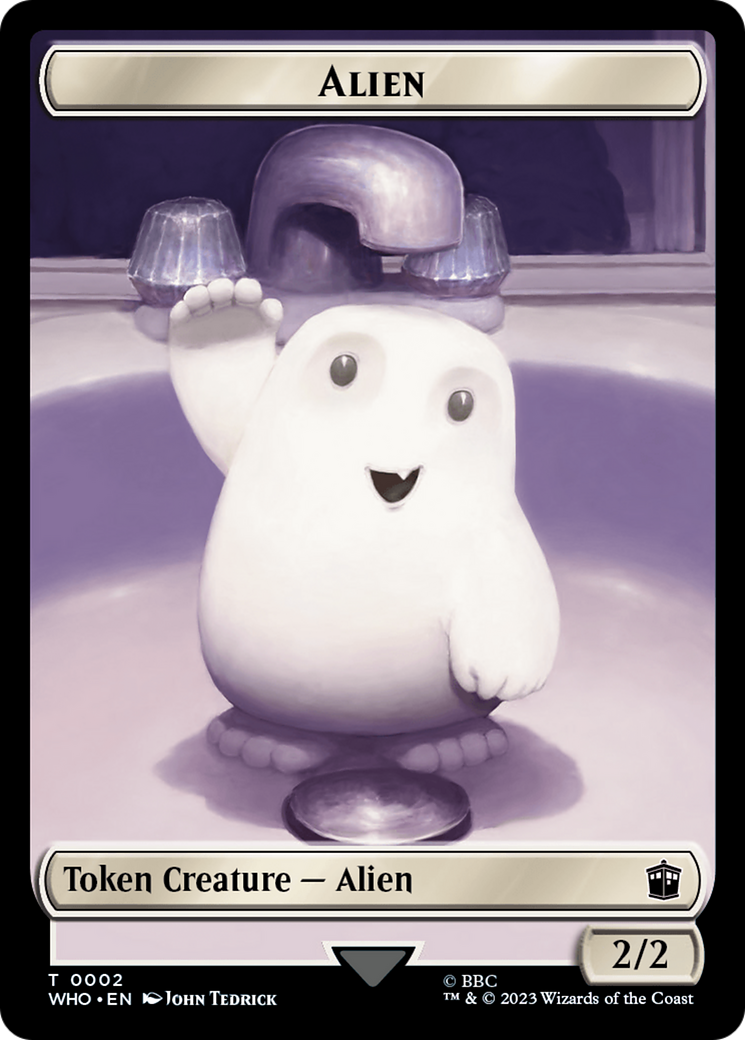 Alien // Treasure (0031) Double-Sided Token [Doctor Who Tokens] | Amazing Games TCG