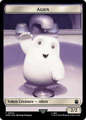 Alien // Alien Salamander Double-Sided Token [Doctor Who Tokens] | Amazing Games TCG