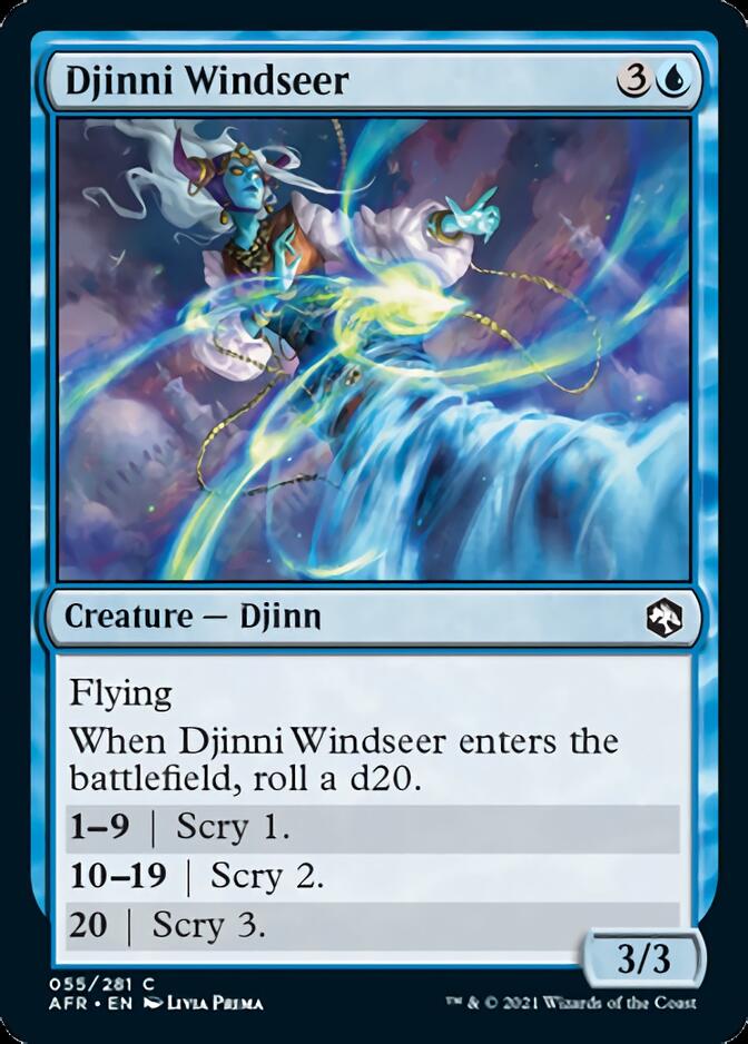 Djinni Windseer [Dungeons & Dragons: Adventures in the Forgotten Realms] | Amazing Games TCG