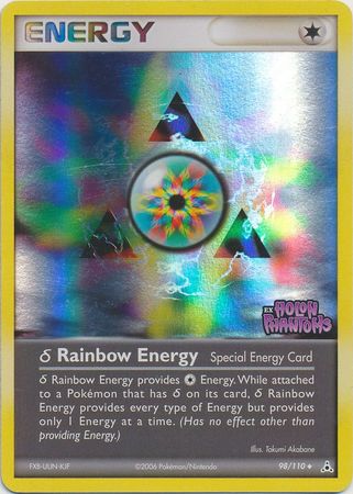 Rainbow Energy (98/110) (Delta Species) (Stamped) [EX: Holon Phantoms] | Amazing Games TCG