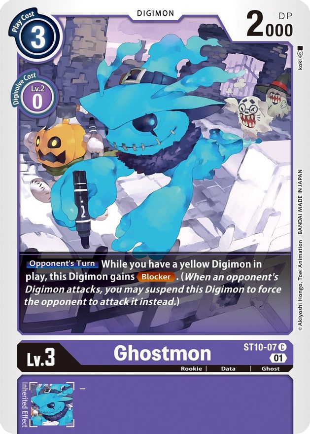 Ghostmon [ST10-07] [Starter Deck: Parallel World Tactician] | Amazing Games TCG