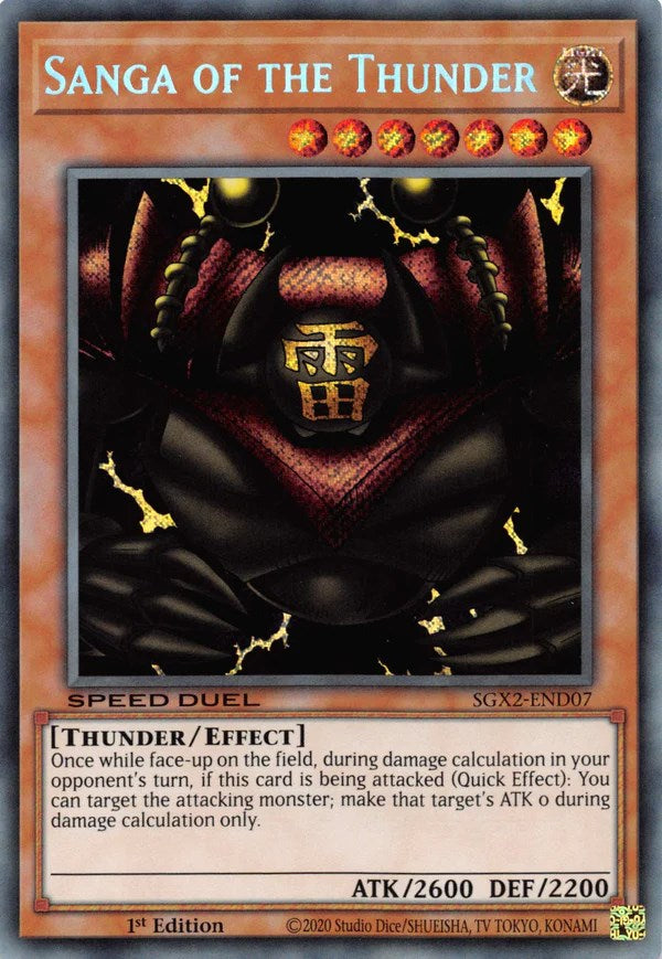 Sanga of the Thunder [SGX2-END07] Secret Rare | Amazing Games TCG