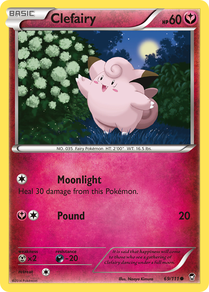 Clefairy (69/111) [XY: Furious Fists] | Amazing Games TCG