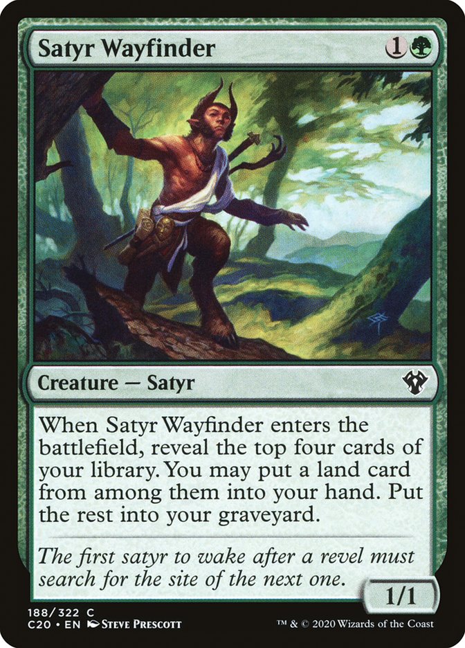 Satyr Wayfinder [Commander 2020] | Amazing Games TCG