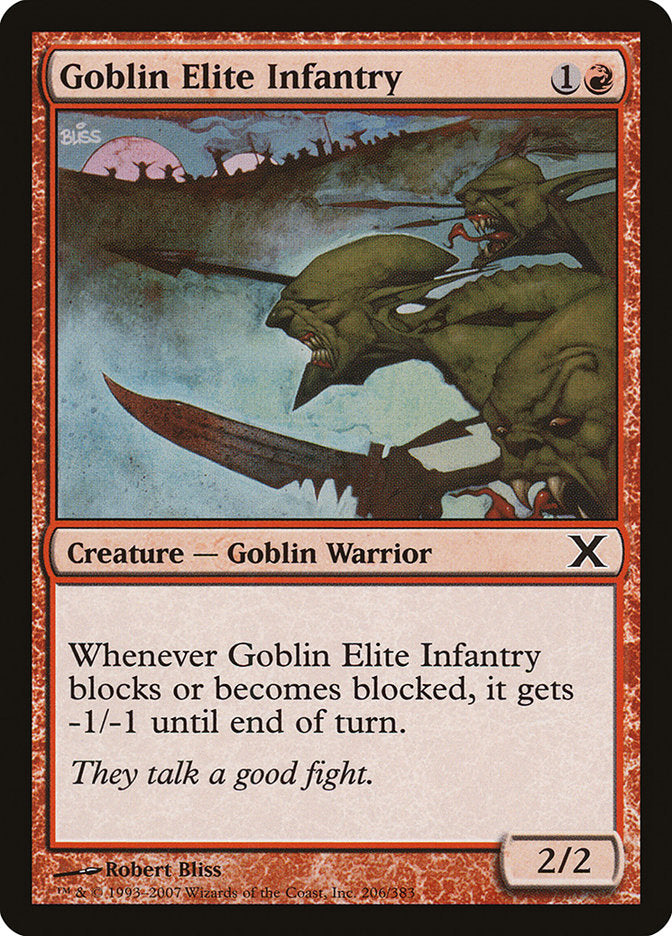 Goblin Elite Infantry [Tenth Edition] | Amazing Games TCG