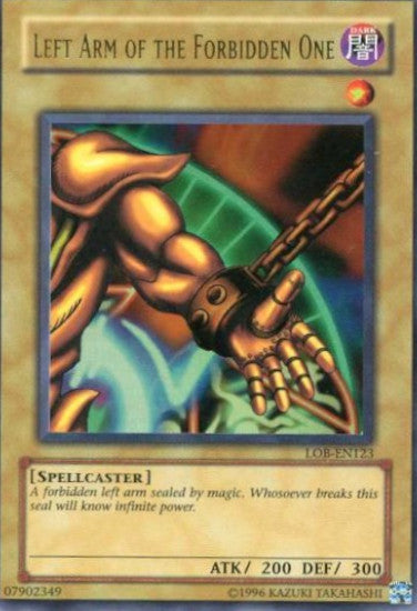 Left Arm of the Forbidden One [LOB-EN123] Ultra Rare | Amazing Games TCG