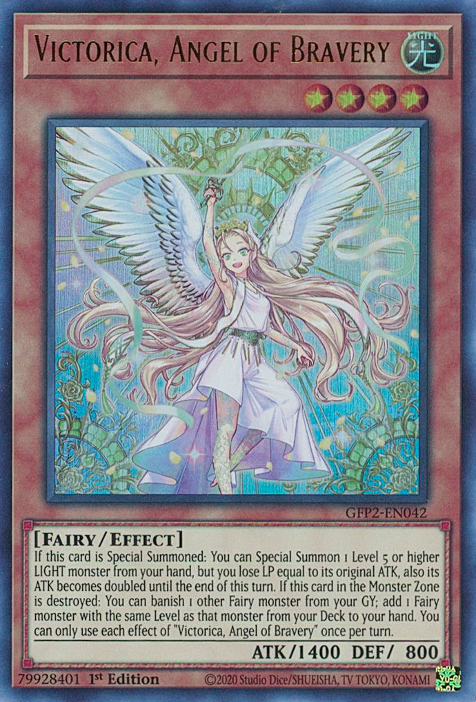 Victorica, Angel of Bravery [GFP2-EN042] Ultra Rare | Amazing Games TCG