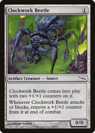 Clockwork Beetle [Mirrodin] | Amazing Games TCG