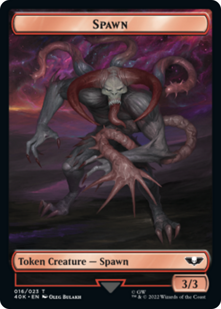 Spawn // Blue Horror [Universes Beyond: Warhammer 40,000 Tokens] | Amazing Games TCG