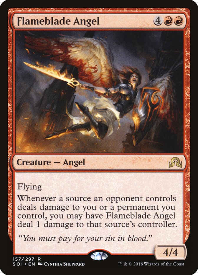 Flameblade Angel [Shadows over Innistrad] | Amazing Games TCG