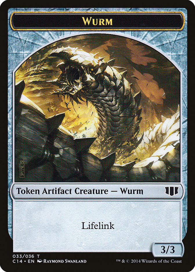 Wurm (033/036) // Goat Double-sided Token [Commander 2014 Tokens] | Amazing Games TCG