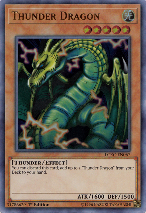 Thunder Dragon [LCKC-EN067] Ultra Rare | Amazing Games TCG