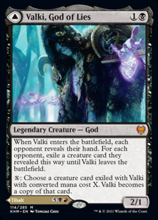 Valki, God of Lies // Tibalt, Cosmic Impostor [Kaldheim] | Amazing Games TCG