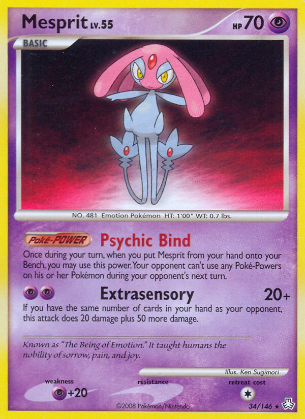 Mesprit (34/146) [Diamond & Pearl: Legends Awakened] | Amazing Games TCG