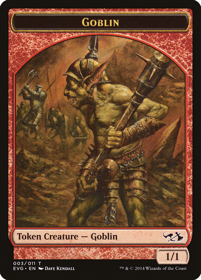 Goblin Token (Elves vs. Goblins) [Duel Decks Anthology Tokens] | Amazing Games TCG