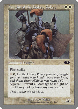 Knight of the Hokey Pokey [Unglued] | Amazing Games TCG