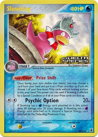 Slowking (28/113) (Stamped) [EX: Delta Species] | Amazing Games TCG