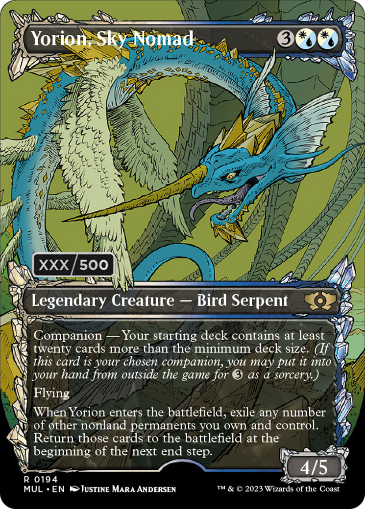 Yorion, Sky Nomad (Serialized) [Multiverse Legends] | Amazing Games TCG