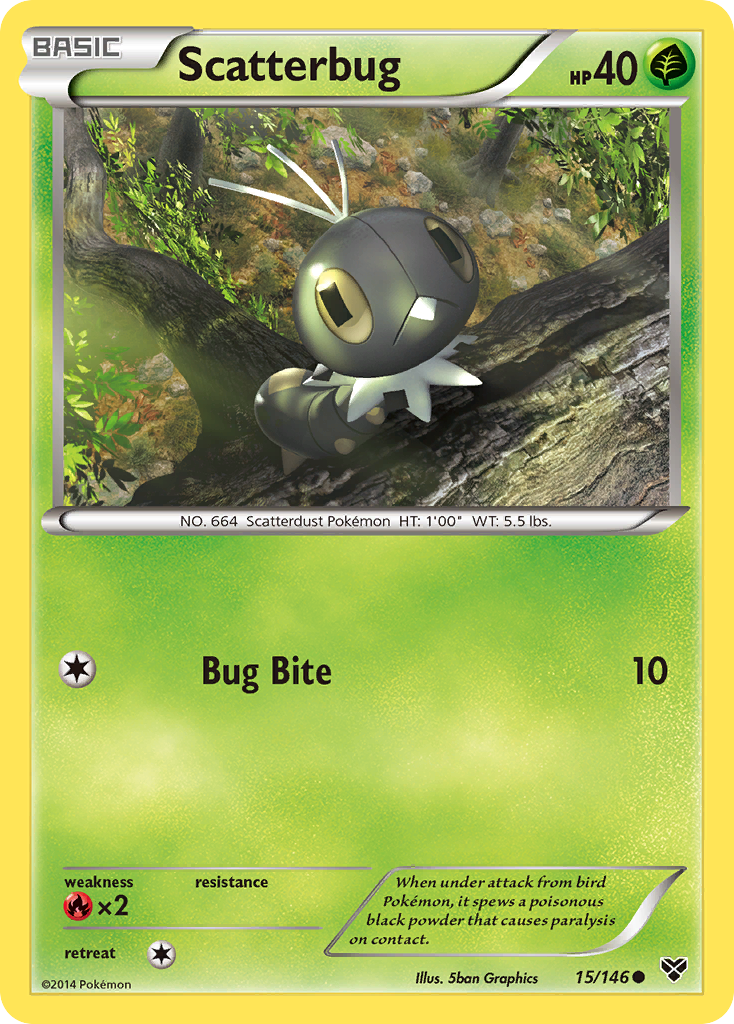 Scatterbug (15/146) [XY: Base Set] | Amazing Games TCG