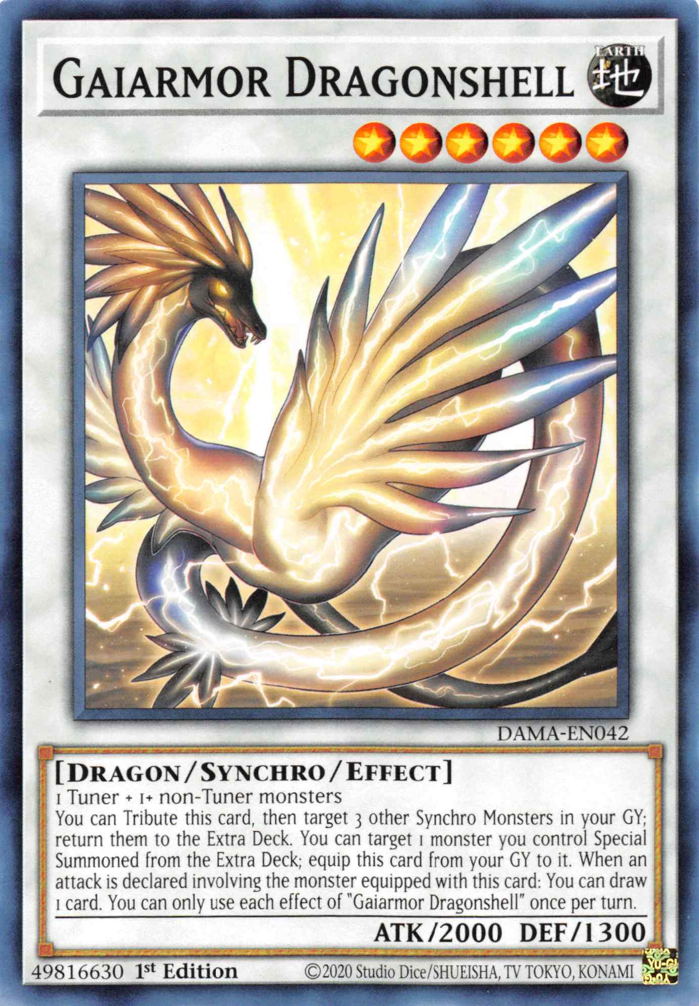 Gaiarmor Dragonshell [DAMA-EN042] Common | Amazing Games TCG