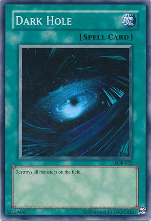 Dark Hole (Spell) [LOB-052] Super Rare | Amazing Games TCG