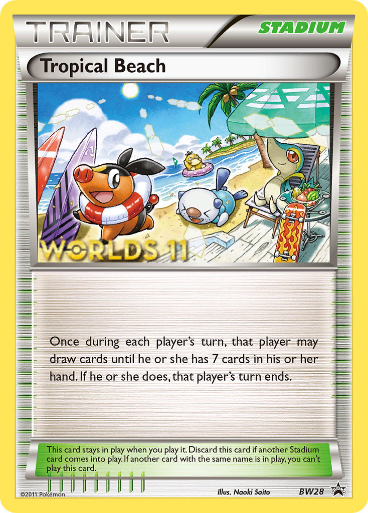 Tropical Beach (BW28) (Finalist) [Black & White: Black Star Promos] | Amazing Games TCG