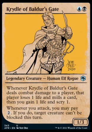 Krydle of Baldur's Gate (Showcase) [Dungeons & Dragons: Adventures in the Forgotten Realms] | Amazing Games TCG