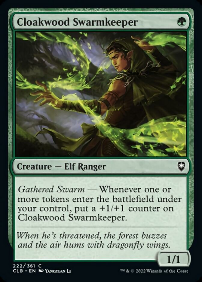 Cloakwood Swarmkeeper [Commander Legends: Battle for Baldur's Gate] | Amazing Games TCG