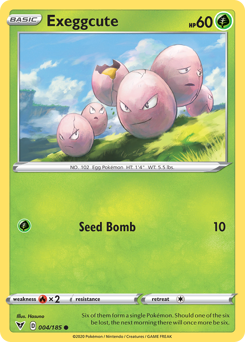 Exeggcute (004/185) [Sword & Shield: Vivid Voltage] | Amazing Games TCG