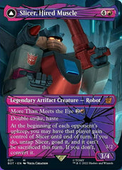 Slicer, Hired Muscle // Slicer, High-Speed Antagonist (Shattered Glass) [Universes Beyond: Transformers] | Amazing Games TCG